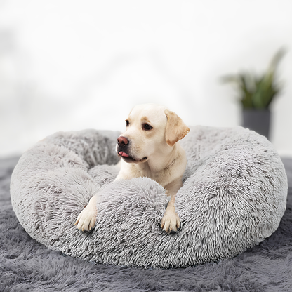 Calming Donut Cuddler Dog Bed